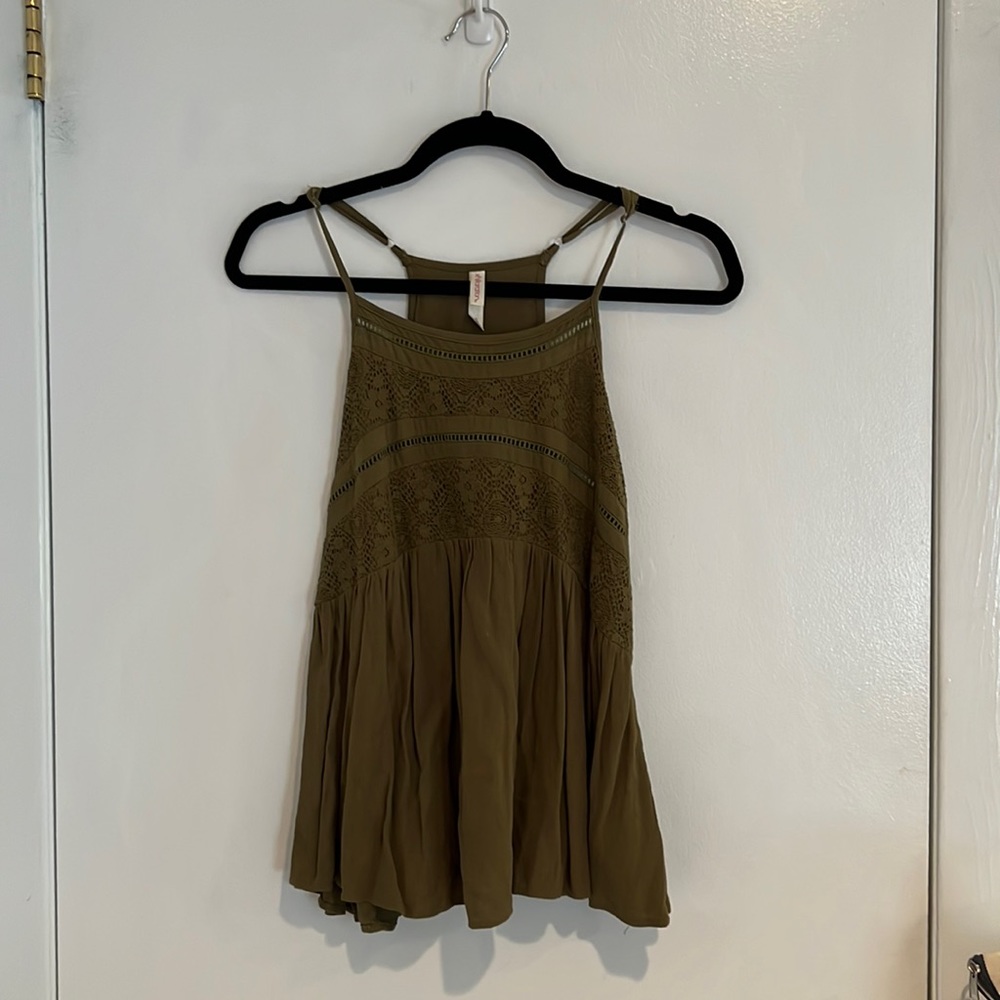 Xhilaration- Sage green tank top